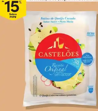 Continente Fatias de Queijo Curado Castelões promoção