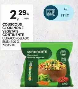 Continente Couscous c/ quinoa e vegetais continente promoção