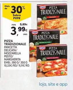 Continente Pizza tradicional da dr. oetker promoção