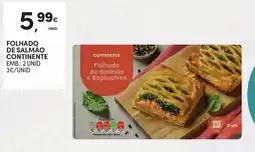 Continente Folhado de salmão continente promoção
