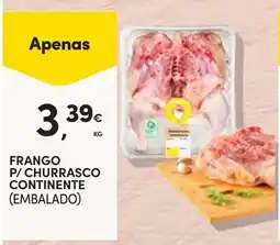 Continente Frango p/ churrasco continente (embalado) promoção