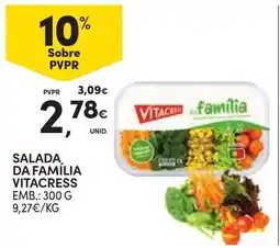 Continente salada da família vitacress promoção