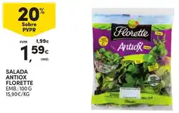 Continente Salada antiox florette promoção