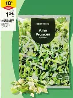 Continente Alho francês continente promoção
