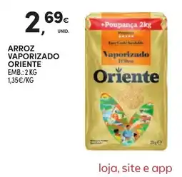 Continente Arroz vaporizado oriente promoção
