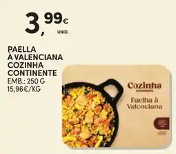 Continente Paella à valenciana cozinha continente promoção