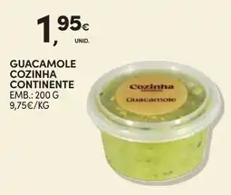 Continente Guacamole cozinha continente promoção