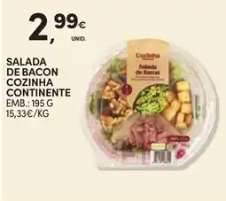Continente Salada de bacon cozinha continente promoção