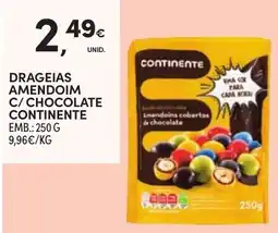 Continente Dragoeias amendoim c/ chocolate continente promoção