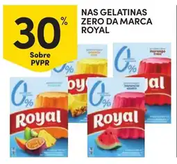 Continente Nas gelatinas zero da marca royal promoção