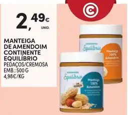 Continente Manteiga de amendoim continente equilíbrio promoção