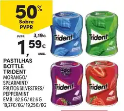 Continente Pastilhas bottle trident promoção