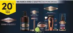 Continente Na marca king c gilette promoção