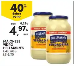 Continente Maionese vidro hellmann's promoção