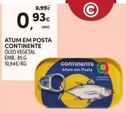 Continente Atum em posta continente promoção
