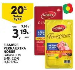 Continente Fiambre perna extra nobre fatias finas promoção