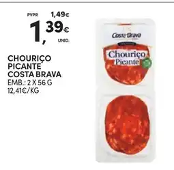 Continente Chouriço picante costa brava promoção