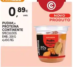 Continente Pudim + proteína continente promoção