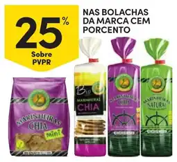 Continente Bolachas da marca Cem Porcento promoção