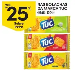 Continente nas bolachas da marca tuc promoção