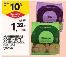 Continente Marinheiras continente clássicas c/ chia promoção