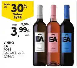 Continente vinho ea rosé promoção