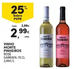 Continente vinho monte pinheiros rosé promoção