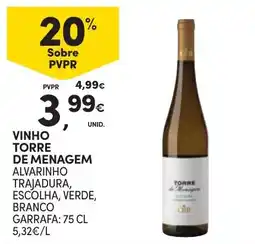 Continente vinho torre de menagem promoção