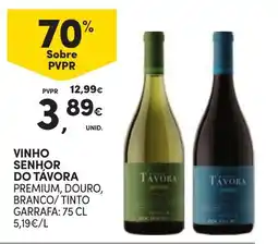 Continente Vinho senhor do távora promoção