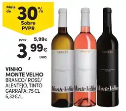Continente Vinho Monte Velho Branco/ Rosé/ Alentejo, Tinto promoção