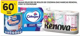 Continente rolos de cozinha das marcas renova, foxy e colhogar promoção