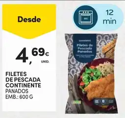 Continente filetes de pescada continente panados promoção