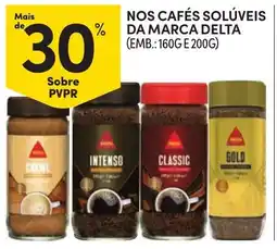 Continente Nossos cafés solúveis da marca delta promoção