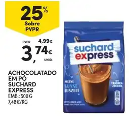 Continente Achocolatado em pó suchard express promoção