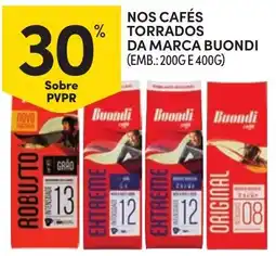Continente Nossos cafés torrados da marca buondi promoção
