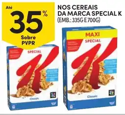Continente Nossos cereais da marca special k promoção