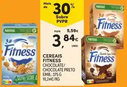 Continente Cereais fitness chocolate/chocolate preto promoção