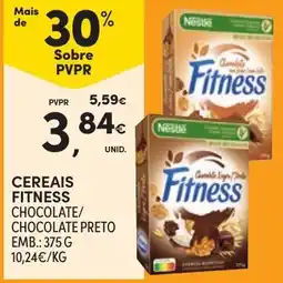 Continente Cereais fitness chocolate/chocolate preto promoção