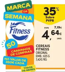 Continente Cereais fitness original promoção