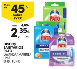 Continente discos sanitários pato lavanda/marine/lima promoção