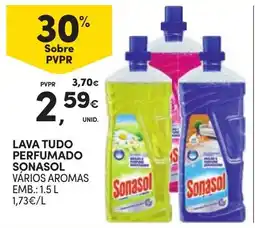 Continente lava tudo perfumado sonasol vários aromas promoção