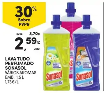 Continente lava tudo perfumado sonasol vários aromas promoção