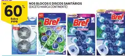Continente Bref blocos e discos sanitários promoção