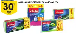 Continente nos panos e esfregões da marca vileda promoção