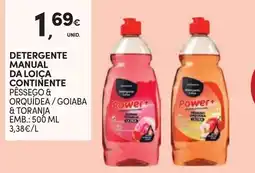 Continente Detergente manual da loiça continente promoção