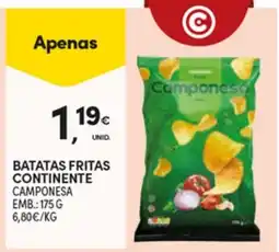 Continente batatas fritas continentecamponesa promoção