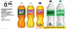 Continente Refrigerante c/ gas fanta e sprite vários sabores promoção