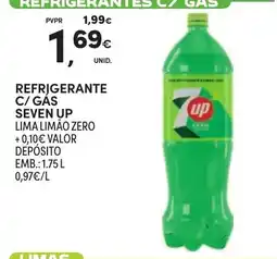Continente Seven up lima limão zero promoção