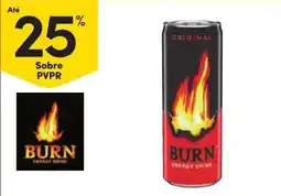 Continente Burn energy drink promoção