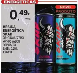 Continente Bebida energética skar promoção